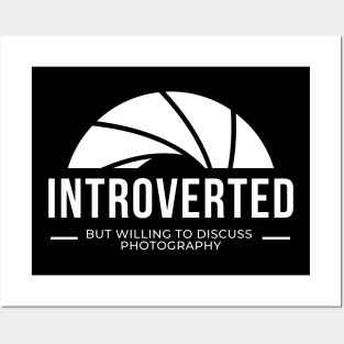 Introverted but willing to discus photography design for shy photographers and camera enthusiasts Posters and Art